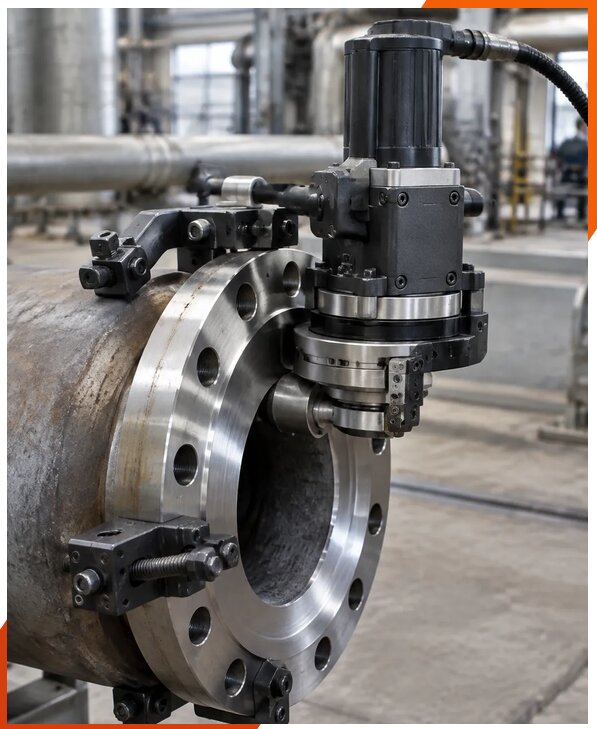 Мобильные станки: обработка фланцев в Новоуральске от 459360 р. | ЮнионикРу